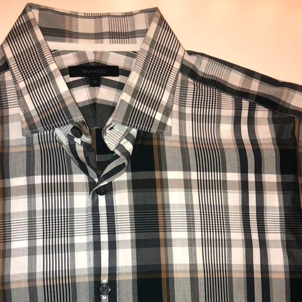 RW&CO COTTON BUTTON UP SHIRT